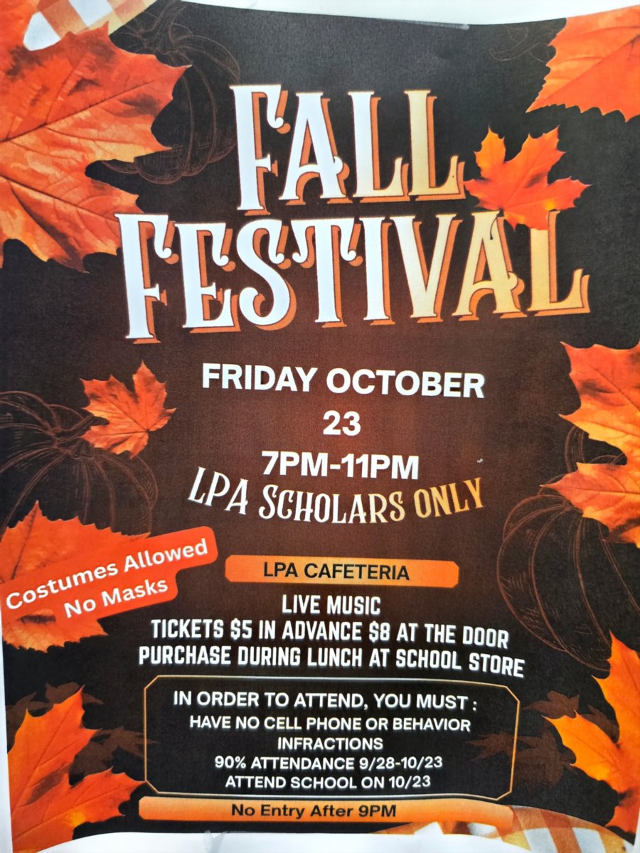 Fall Festival Information Poster